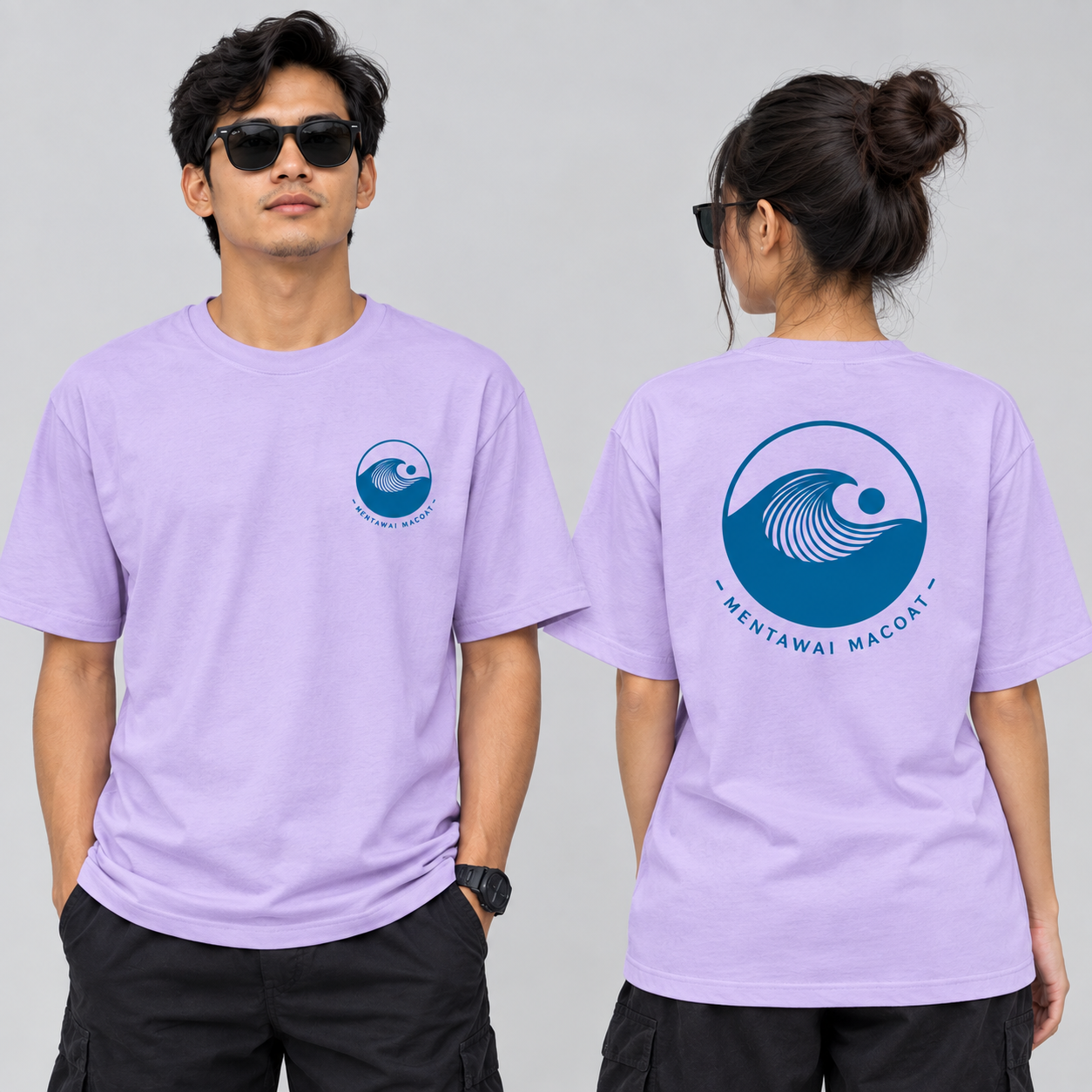 Kaos distro premium Leppei — Ombak Mentawai