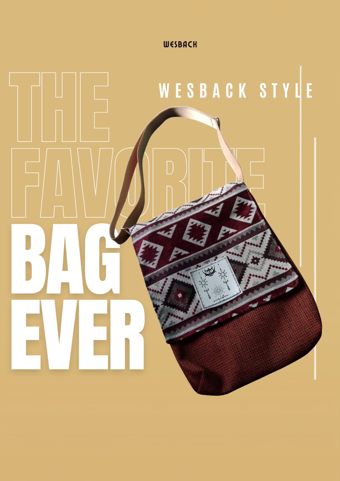 Bag ever Motif Jaraik Mentawai