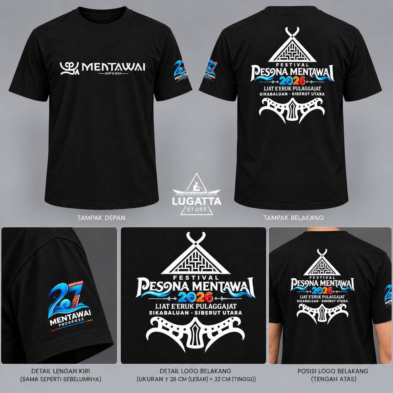 Kaos Leppei — Festival Pesona Mentawai