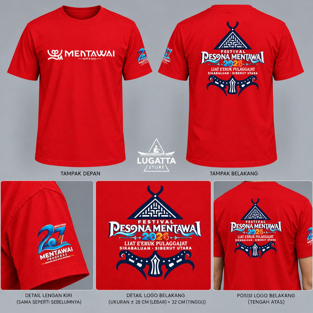 Kaos Leppei — Festival Pesona Mentawai